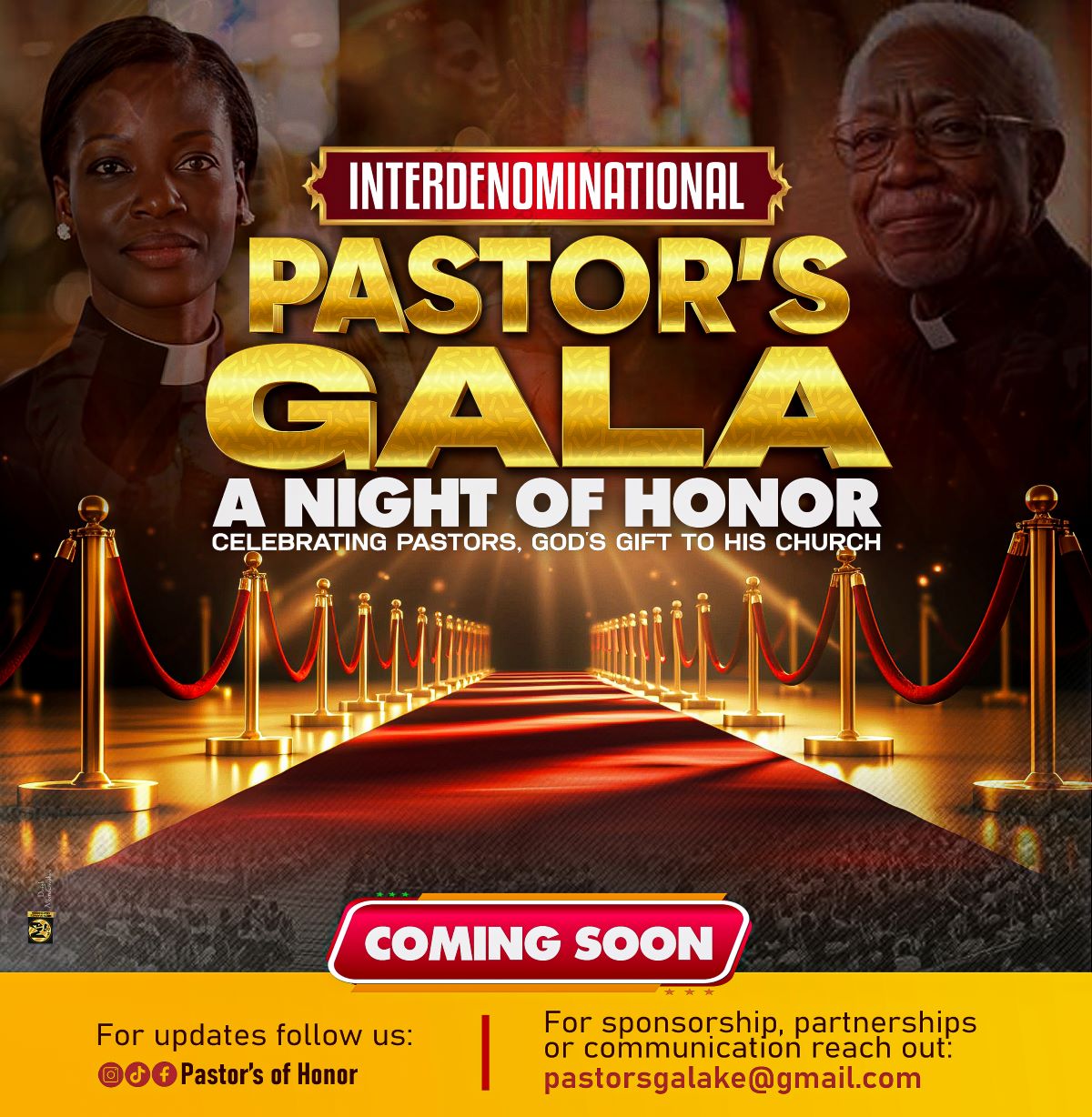 Interdenominational Pastor's Gala Poster